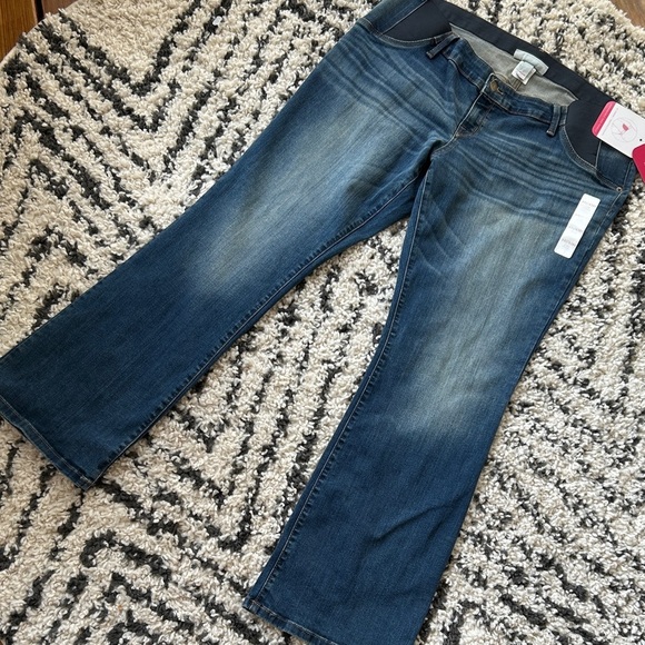 Maternity Women's Blue Jeans size 16/33R NEW - Picture 1 of 10